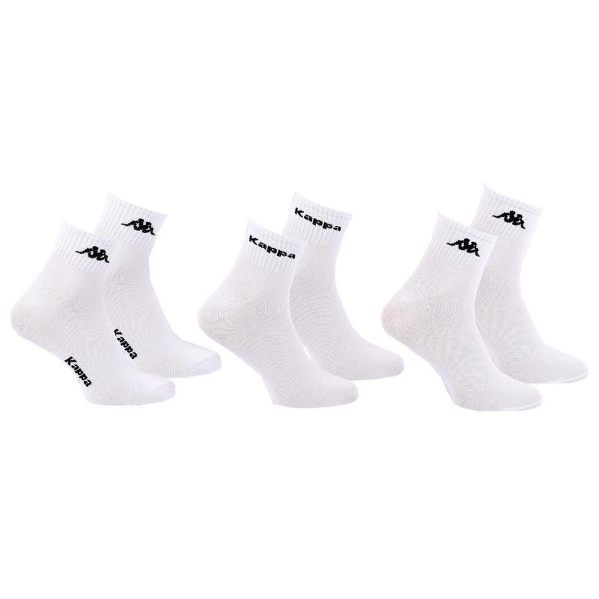 Voir la diapositive 5 : KAPPA Chaussettes Homme QUARTER KAPPA