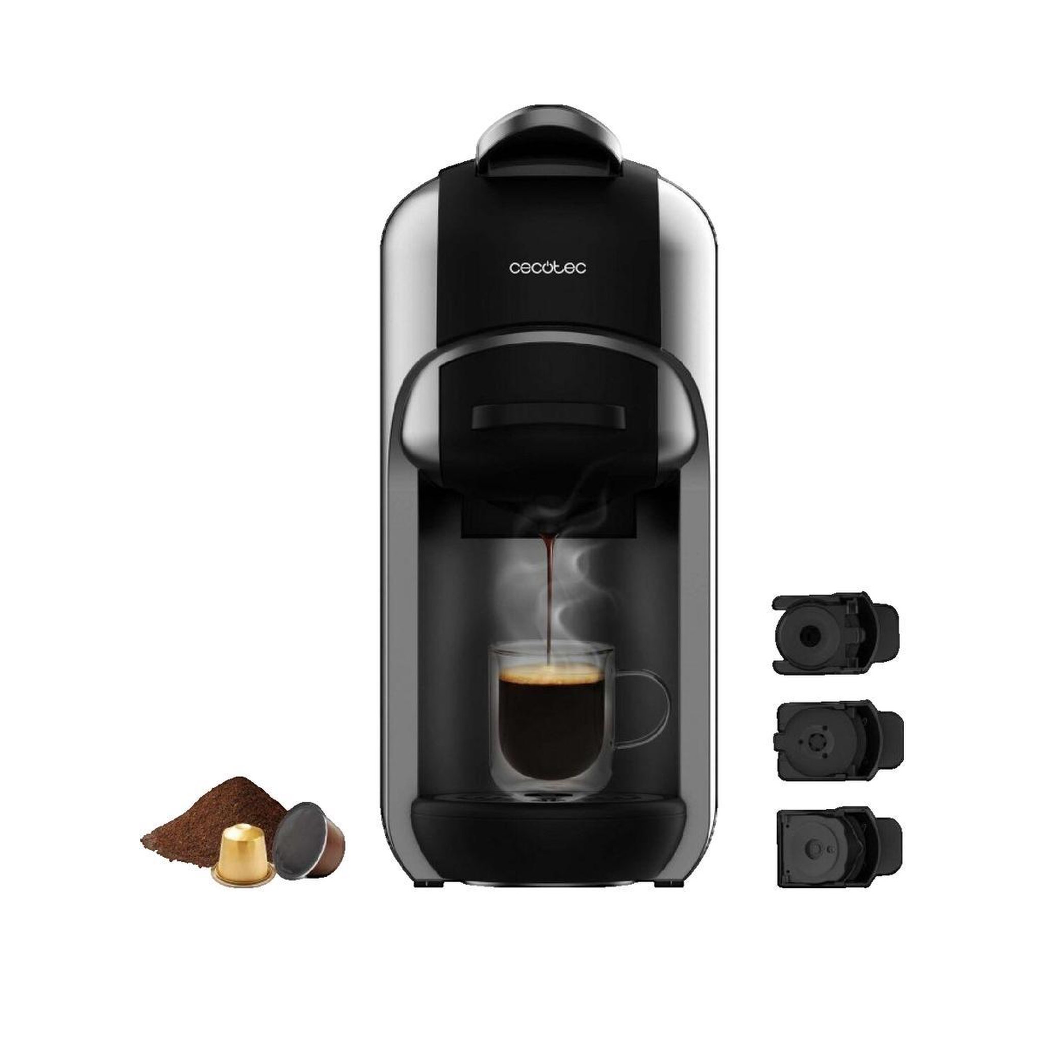 Voir la diapositive 1 : CECOTEC Machine à expresso Cecotec FreeStyle Compact noir