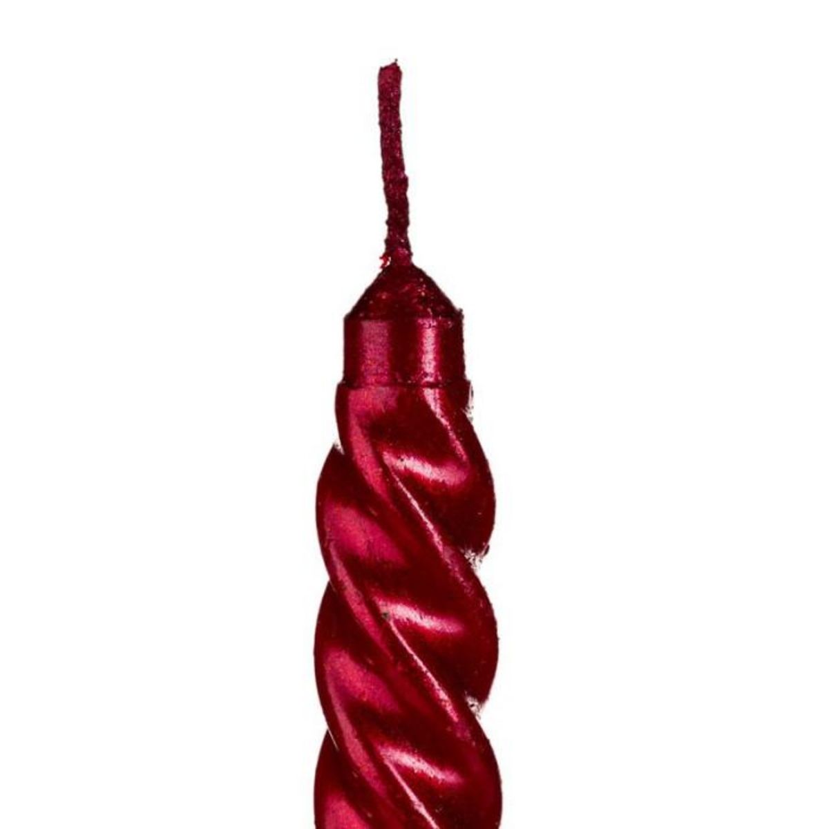 FEERIC LIGHT & CHRISTMAS Lot de 4 Bougies Bâton  Colorama  48g Rouge