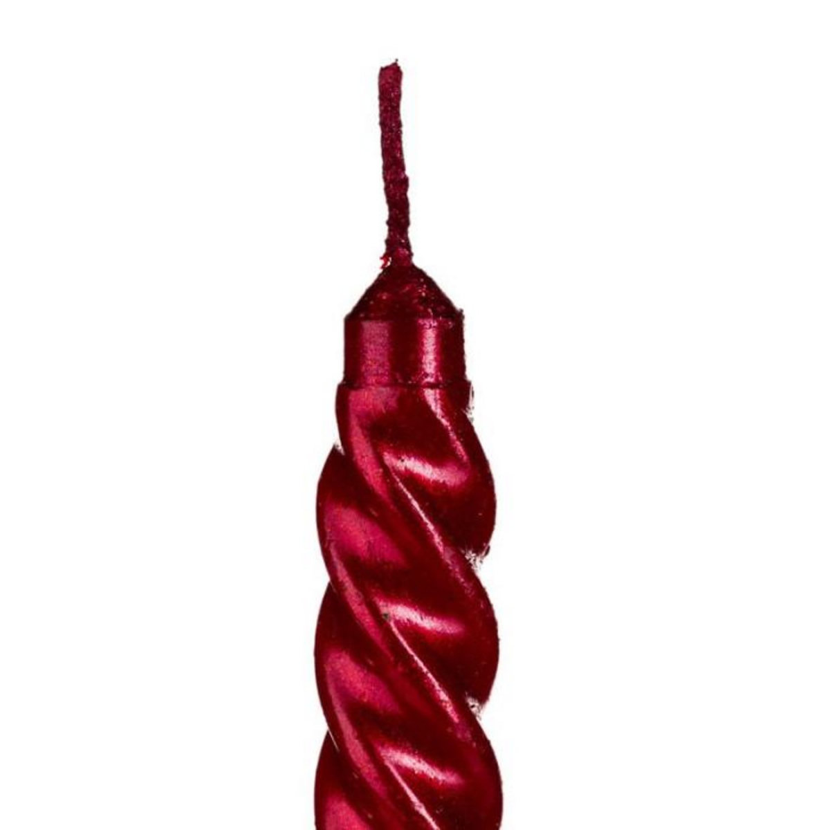 FEERIC LIGHT & CHRISTMAS Lot de 4 Bougies Bâton  Colorama  48g Rouge