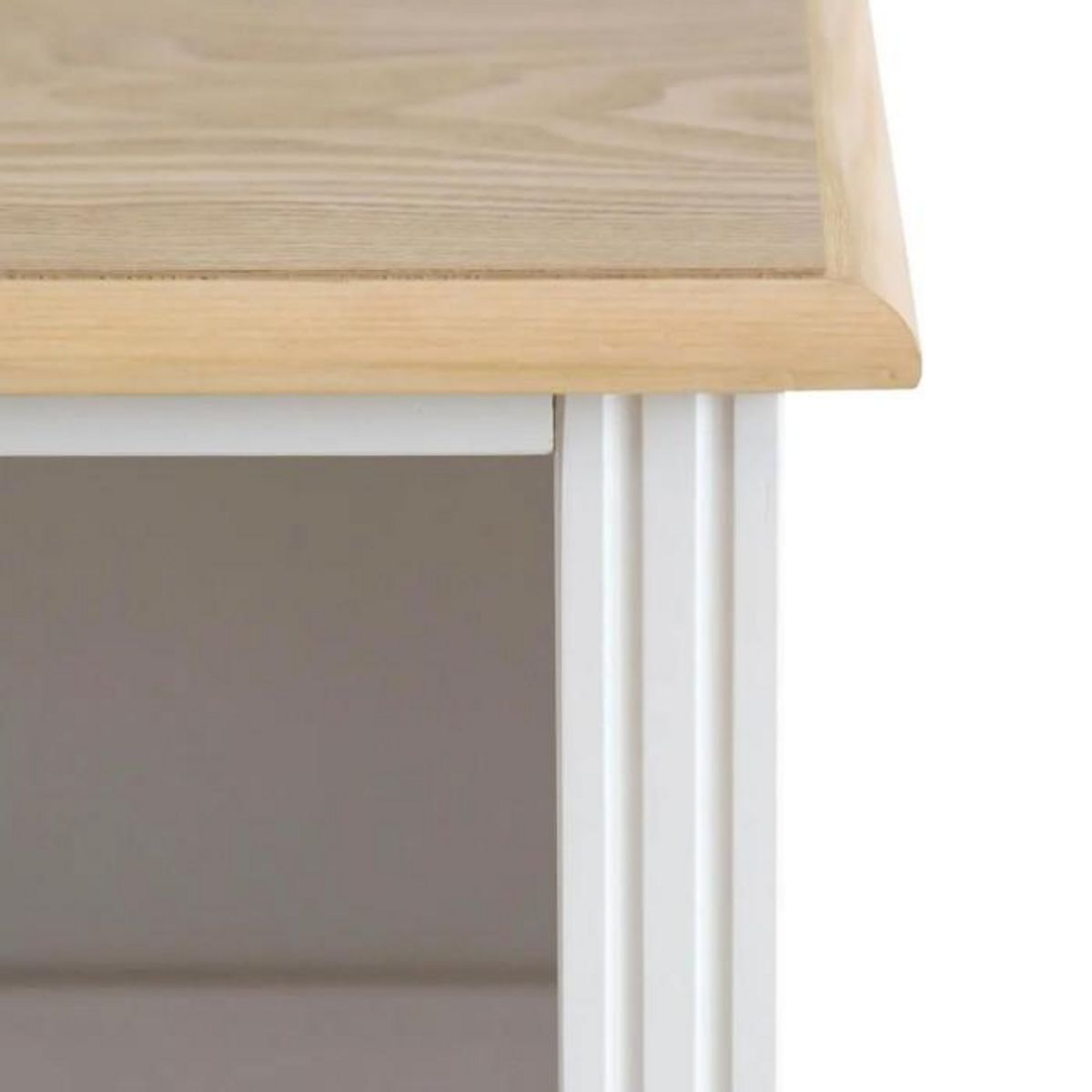 ATMOSPHERA Bibliothèque 2 Tiroirs Design  Solen  174cm Blanc