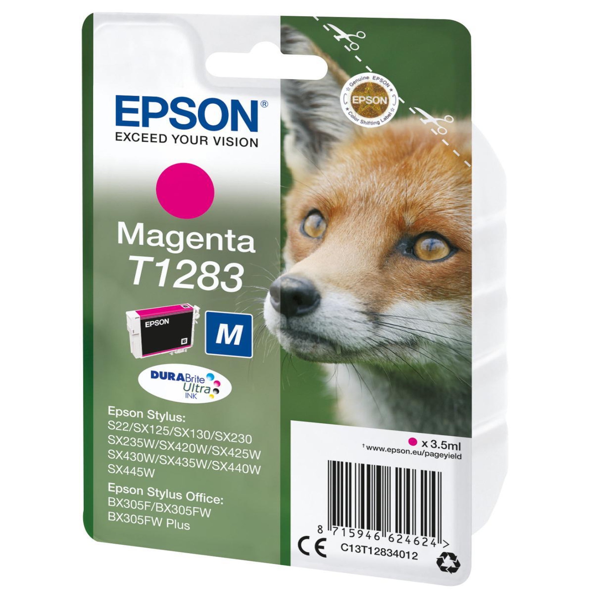 Voir la diapositive 3 : Epson Epson fox cartouche  renard  - encre durabrite ultra m
