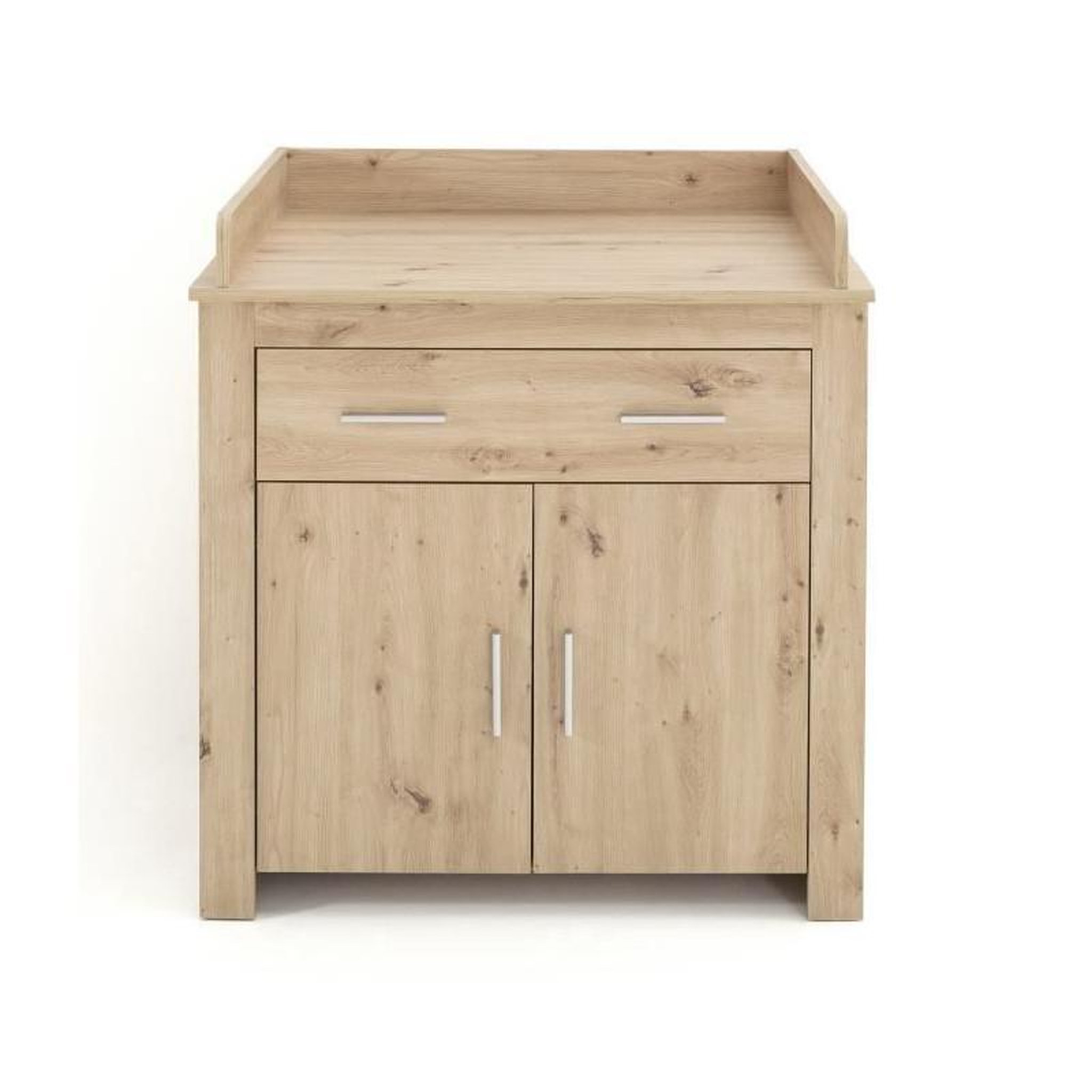 Voir la diapositive 4 : Trendteam Chambre bébé Trio : Lit 70 x 140 cm + Commode a langer + Armoire AHOI - Chene - TREND TEAM