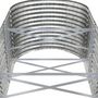 Voir la diapositive 5 : VIDAXL Lit sureleve de jardin Acier enduit de poudre Argente