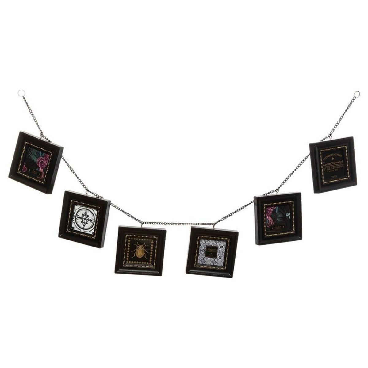 ATMOSPHERA Guirlande 6 photos Flower noir