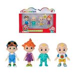 BANDAI Bandai - CoComelon - Pack 4 figurines - Figurines 7cm a collectionner - JJ (2 figurines), TomTom et YoYo - WT00035