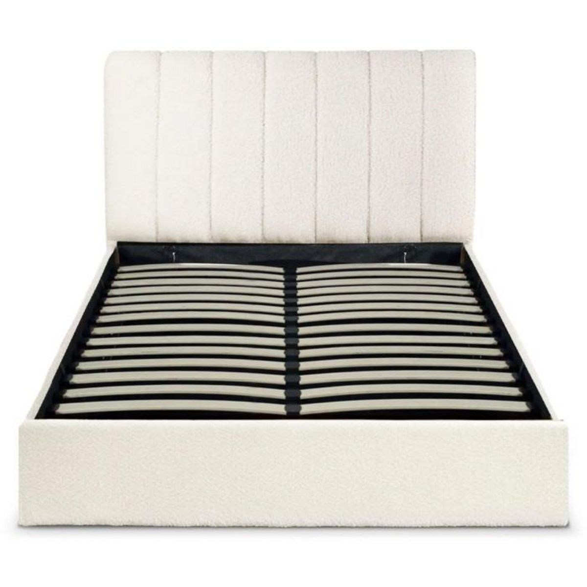 Paris Prix Lit Coffre Design Bouclette  Songa  140x190cm Beige