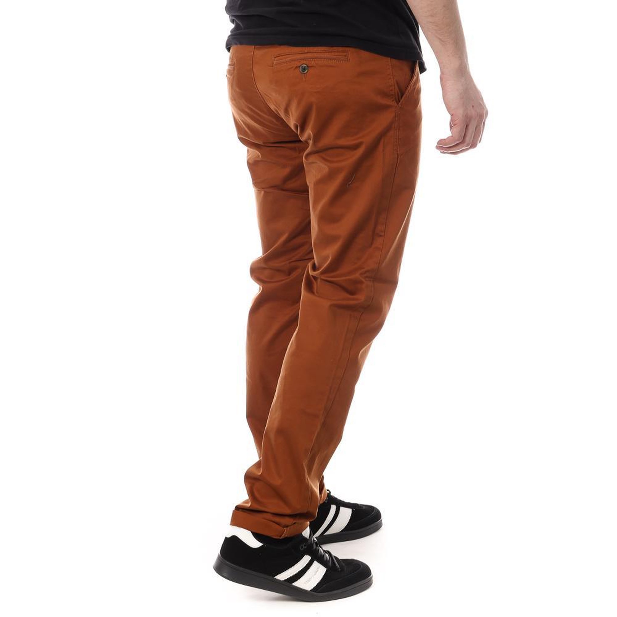 Voir la diapositive 2 : PANAME BROTHERS Chino Marron Foncé Homme Paname Brothers Costa