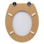 Voir la diapositive 5 : ATMOSPHERA Abattant WC bois zinc Lea