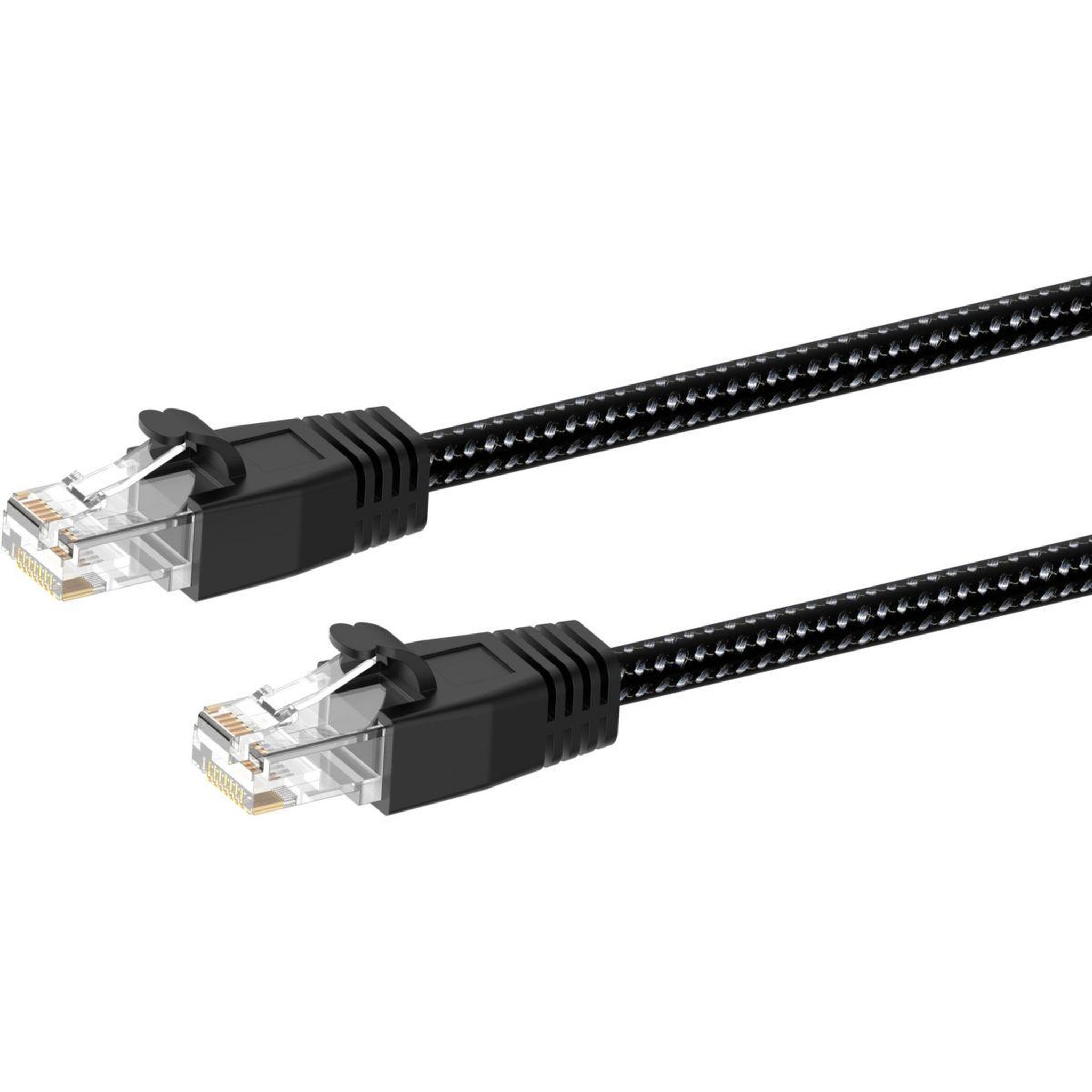 ADEQWAT Câble ethernet rj45 3m droit cat8 noir