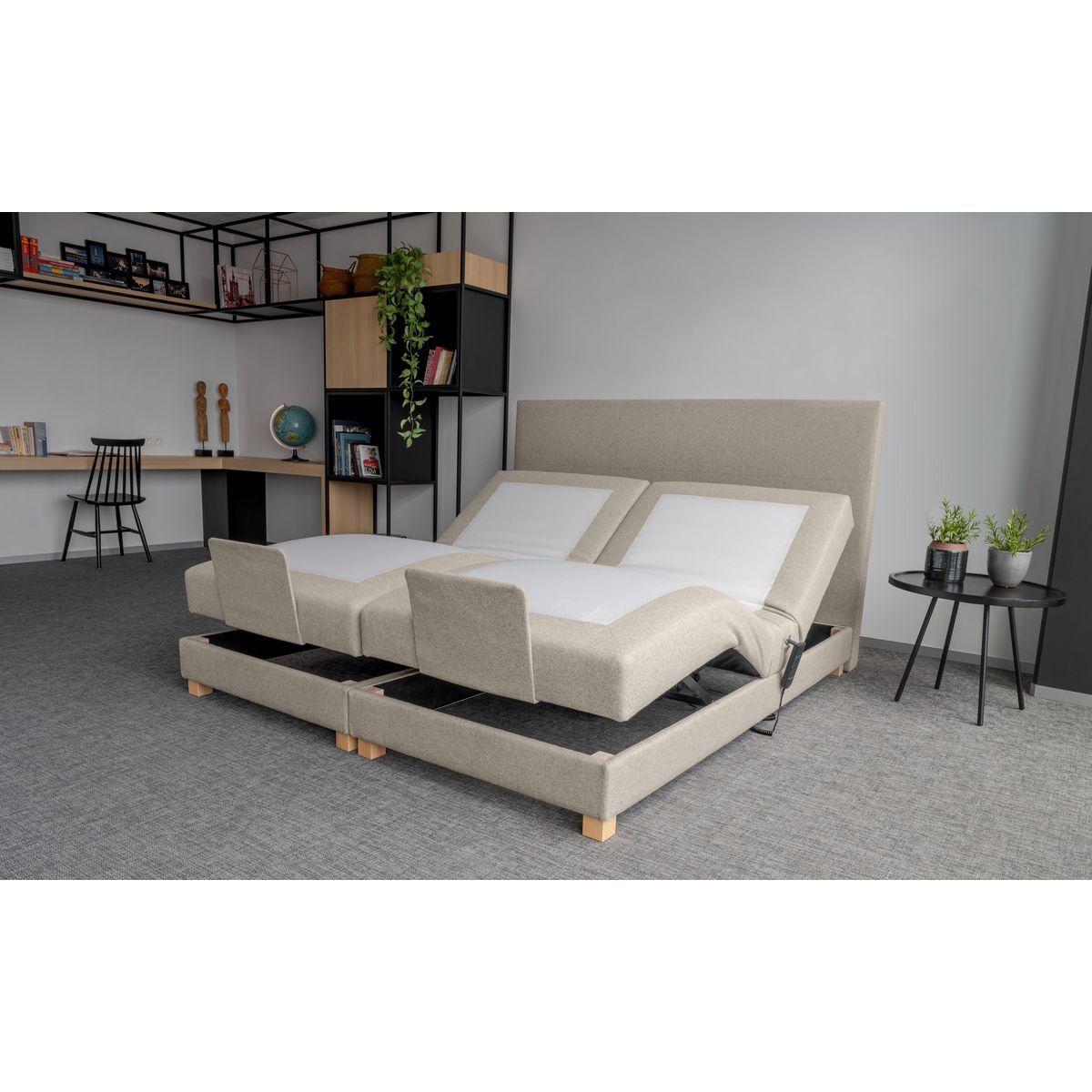 PRESTIGE Collection Ensemble complet Boxspring avec sommiers électriques 180x200 cm CONFORT HOTEL