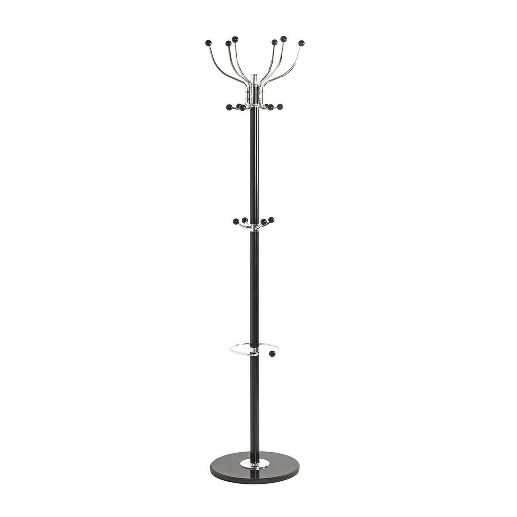 Paris Prix Porte-manteau design  vinty  176cm noir & chrome