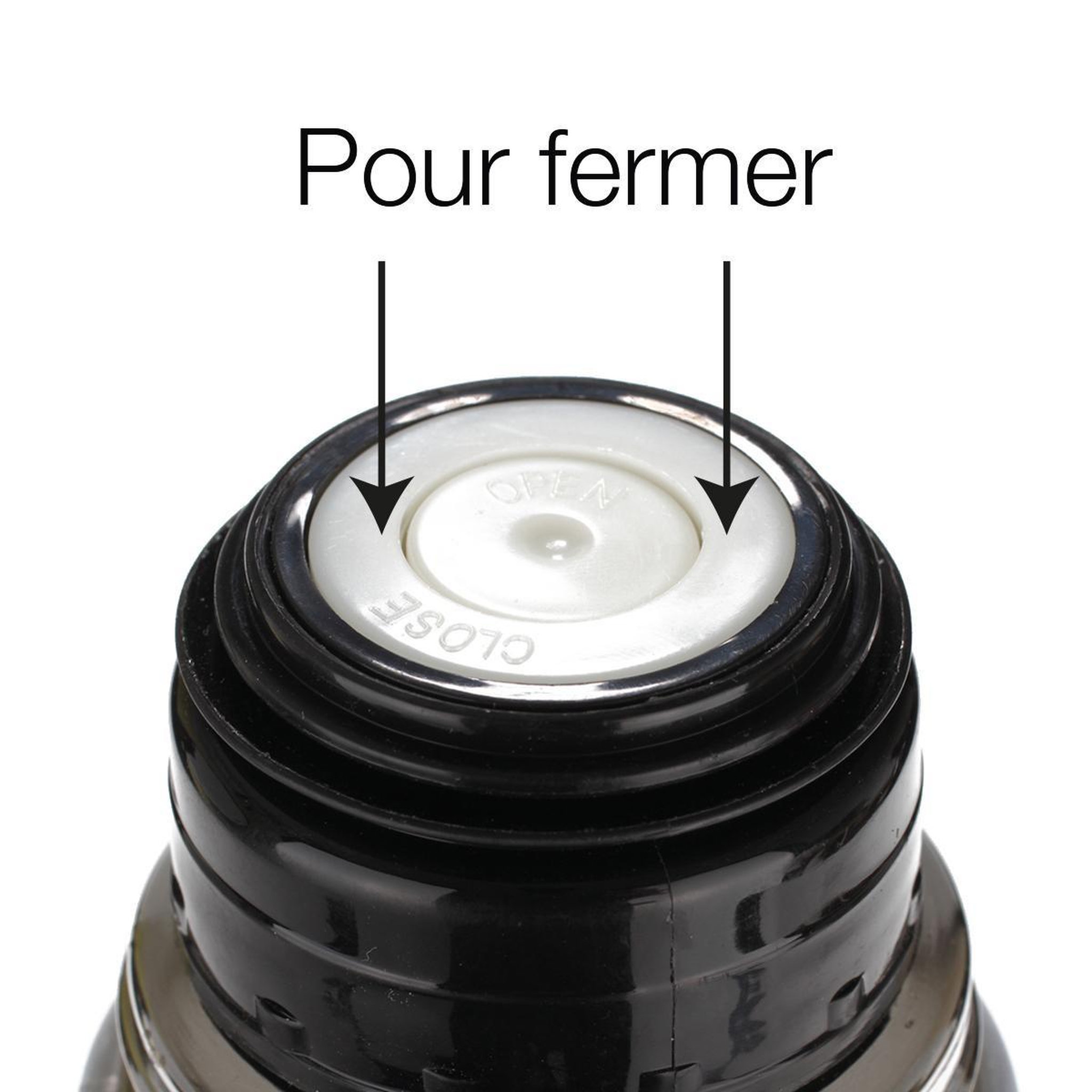 Voir la diapositive 3 : FIVE Mug isolant  inox & silicone  0,35l gris