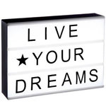 ATMOSPHERA Boîte à Message Lumineuse  Cinéma  30cm Noir