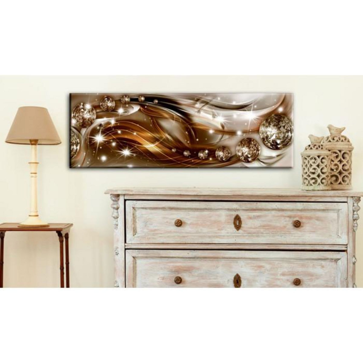 Paris Prix Tableau Imprimé  Ruban Brun éclatant