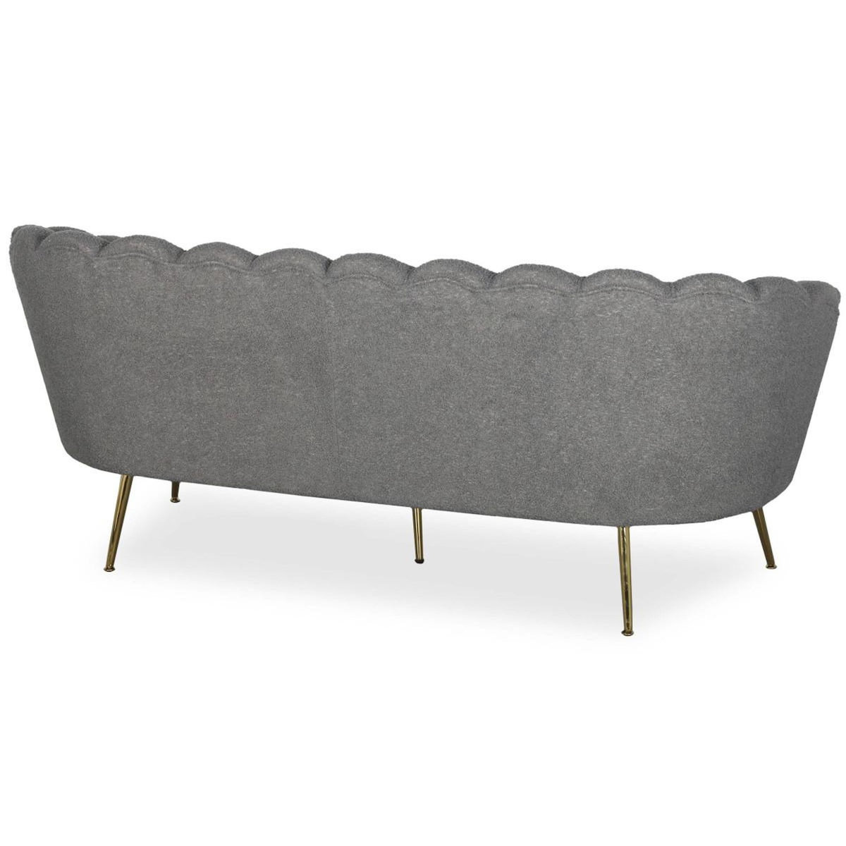 Paris Prix Canapé 3 Places en Bouclette  André  181cm Gris