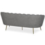 Voir la diapositive 3 : Paris Prix Canapé 3 Places en Bouclette  André  181cm Gris