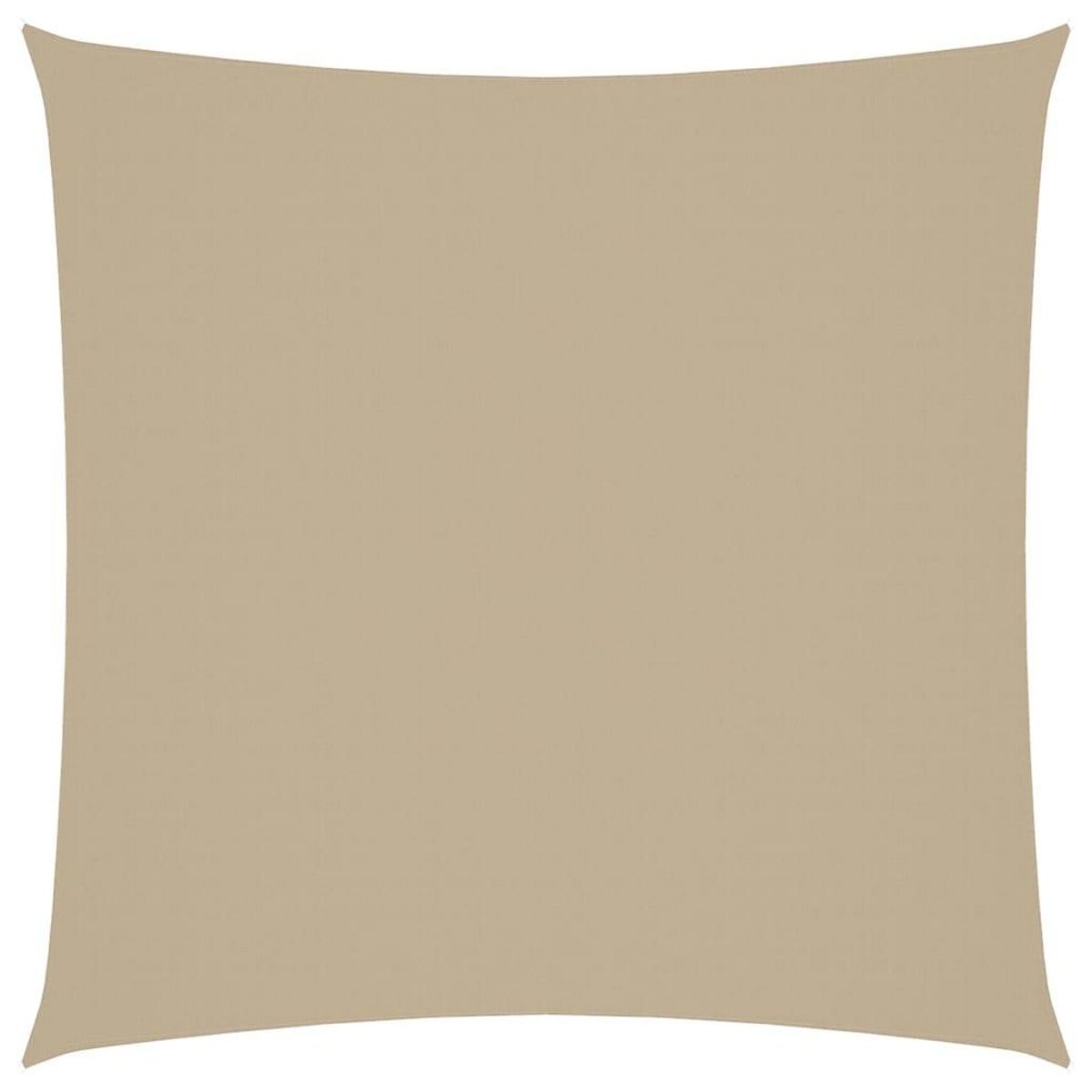VIDAXL Parasol en tissu oxford carre 3,6 x 3,6 m beige
