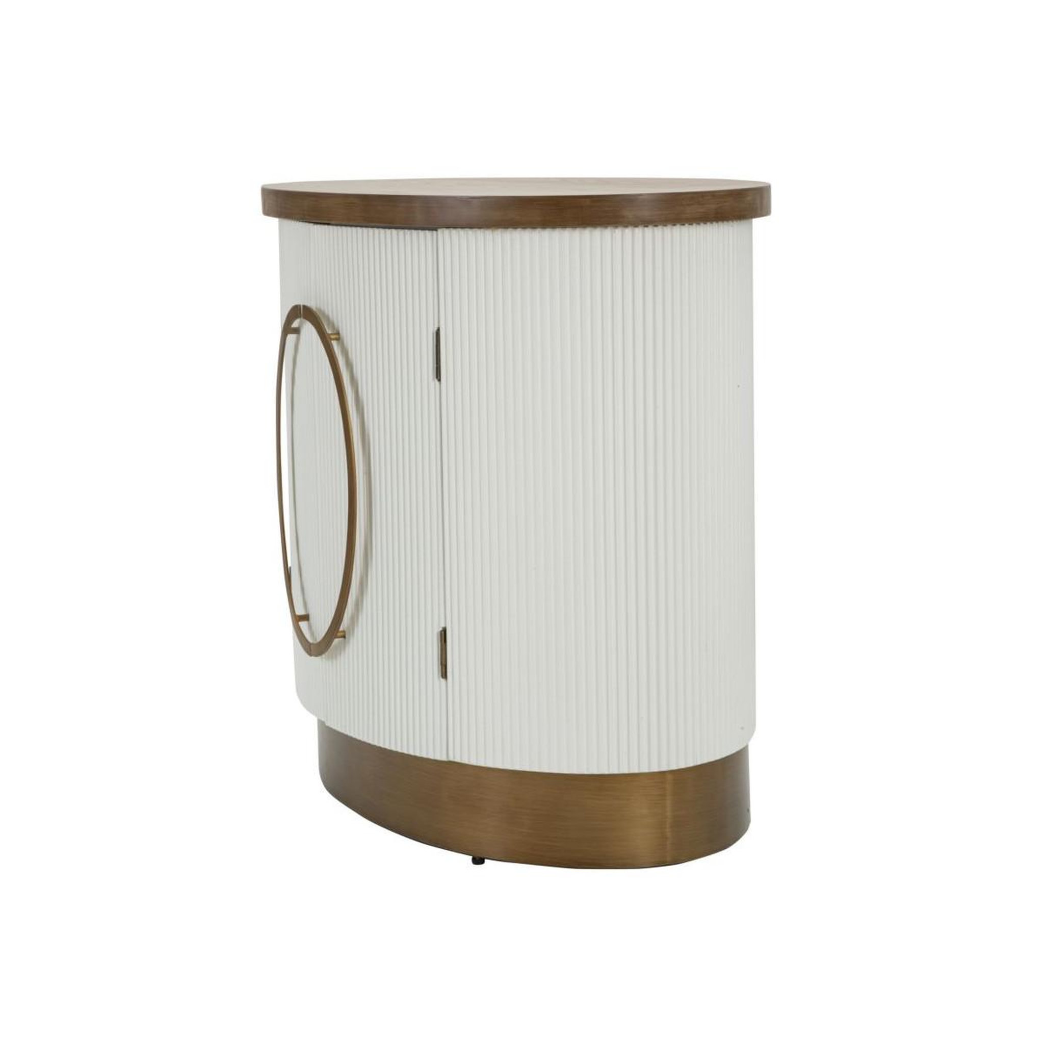 Voir la diapositive 4 : Paris Prix Buffet 2 portes en bois  tolosa  79cm blanc & naturel