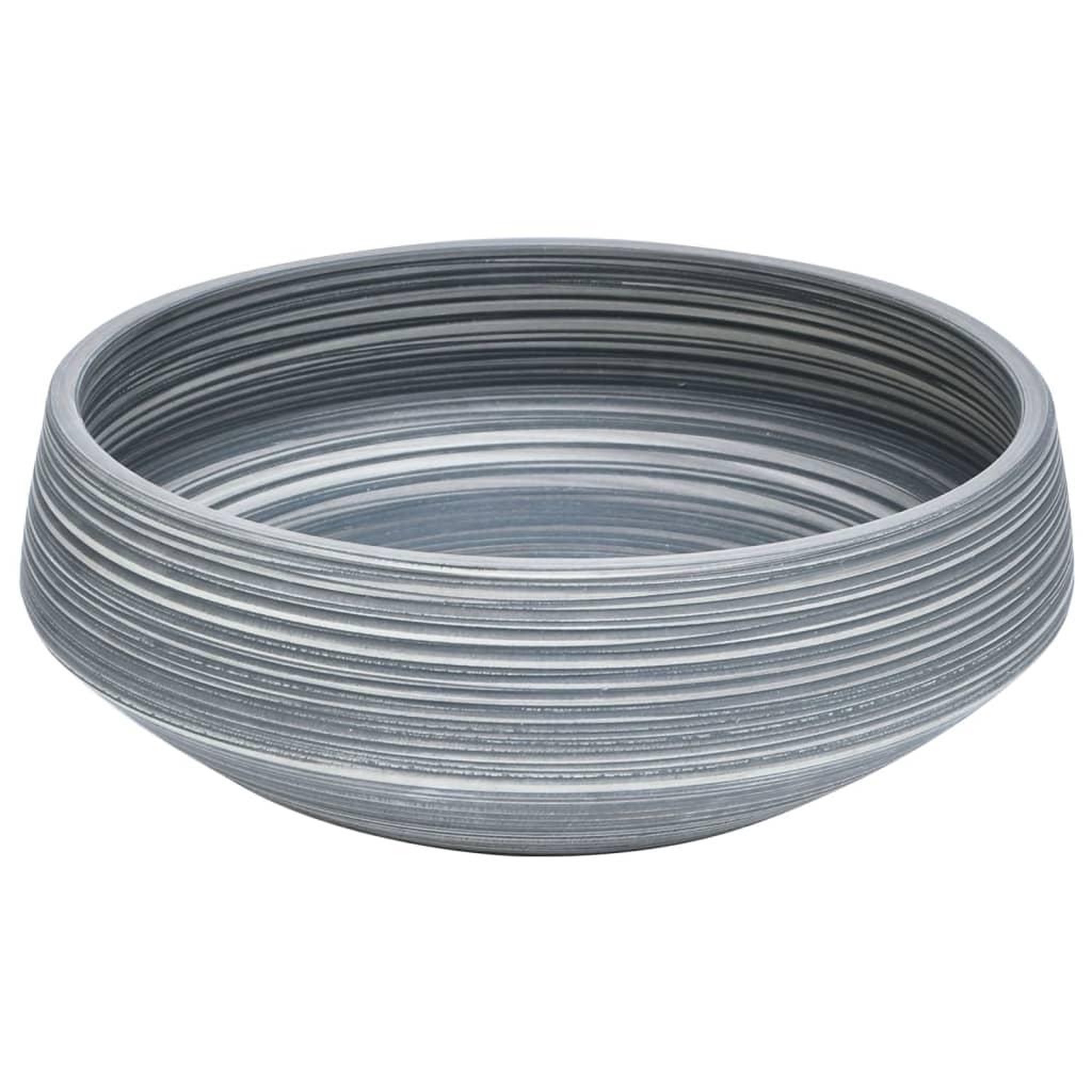 Voir la diapositive 3 : VIDAXL Vasque a poser gris rond Φ41x14 cm ceramique