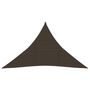 Voir la diapositive 2 : VIDAXL Voile d'ombrage 160 g/m^2 Marron 4x4x5,8 m PEHD