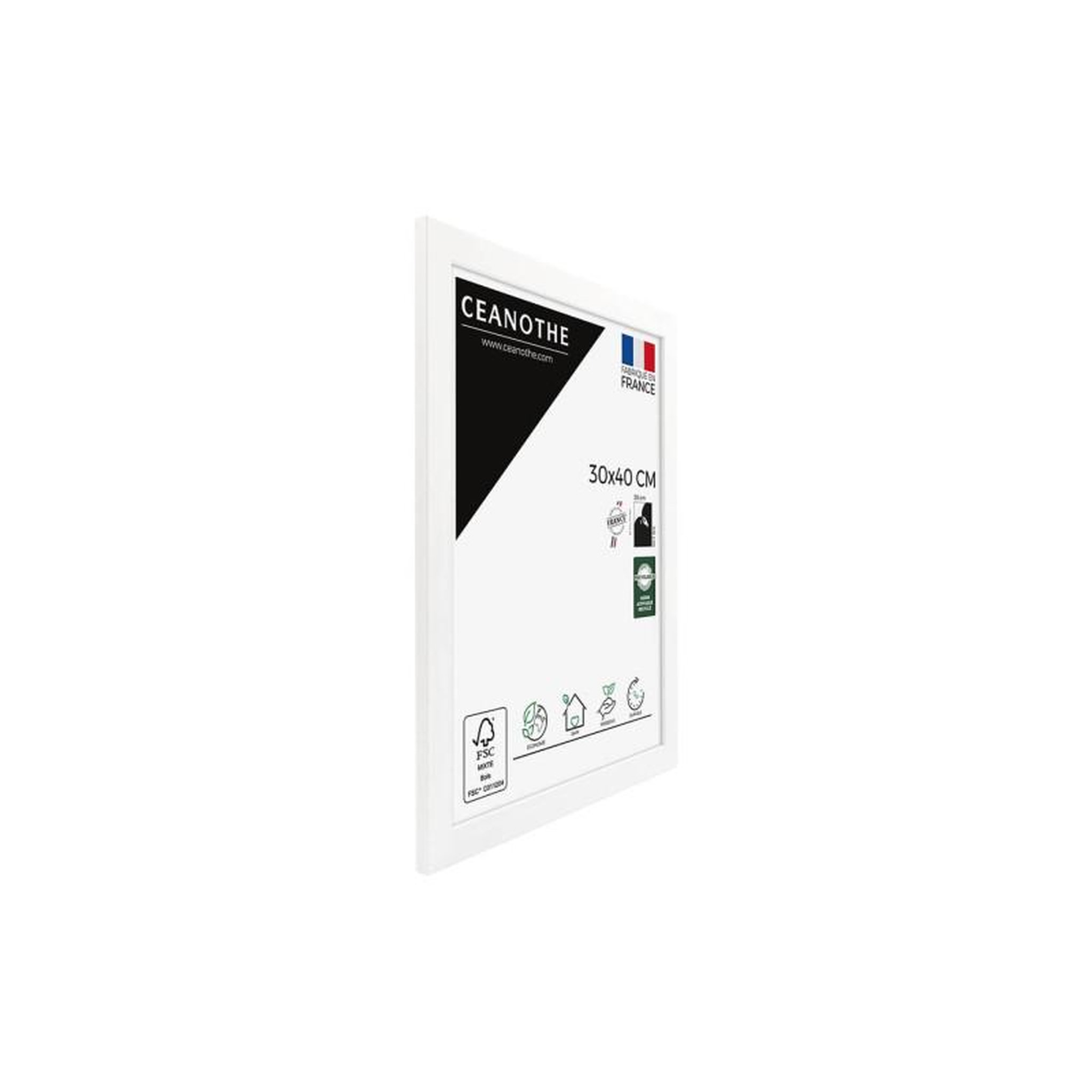 Voir la diapositive 2 : CEANOTHE Cadre Ceanothe CADRE 30X40 ETERNEL BLANC
