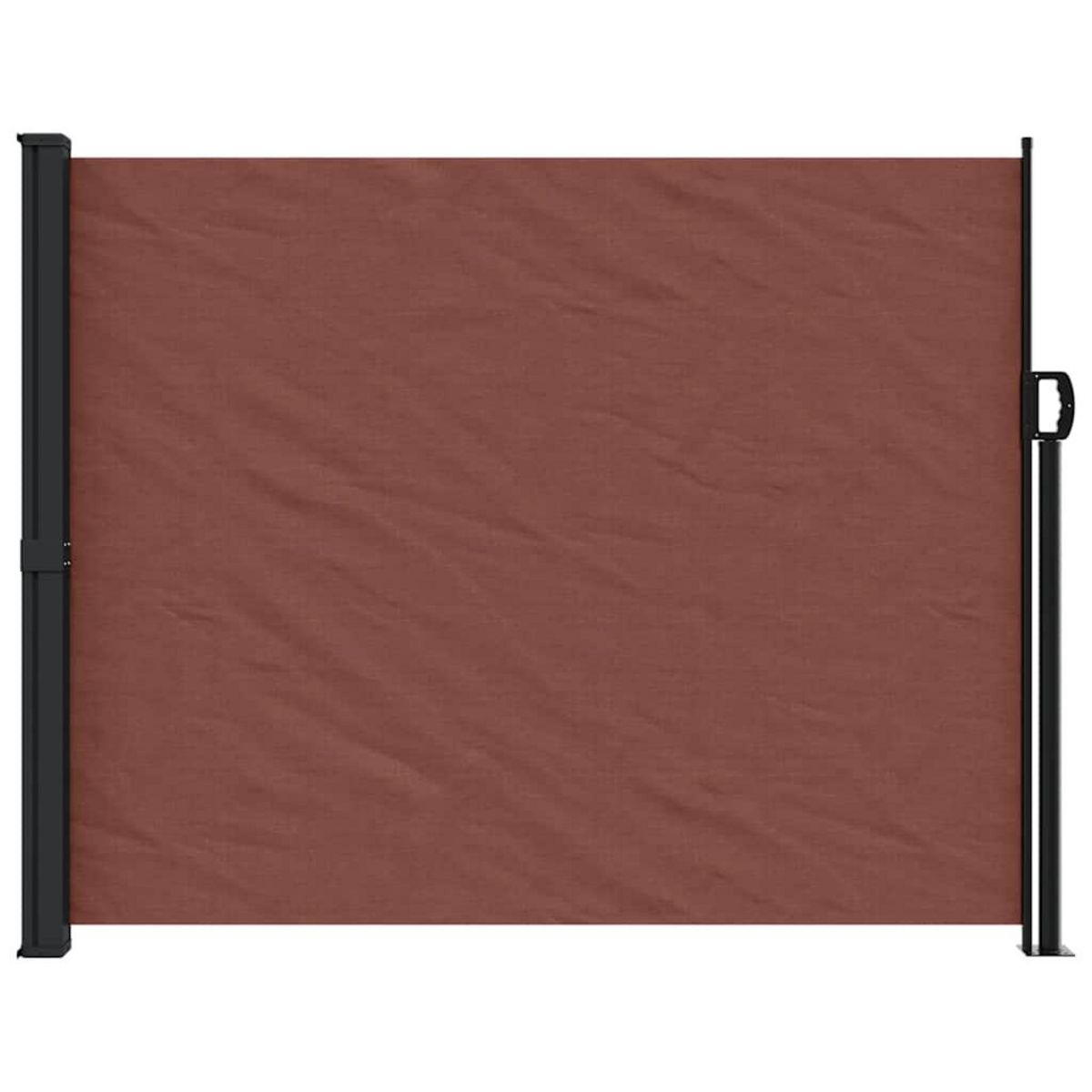 VIDAXL Auvent lateral retractable marron 160x300 cm