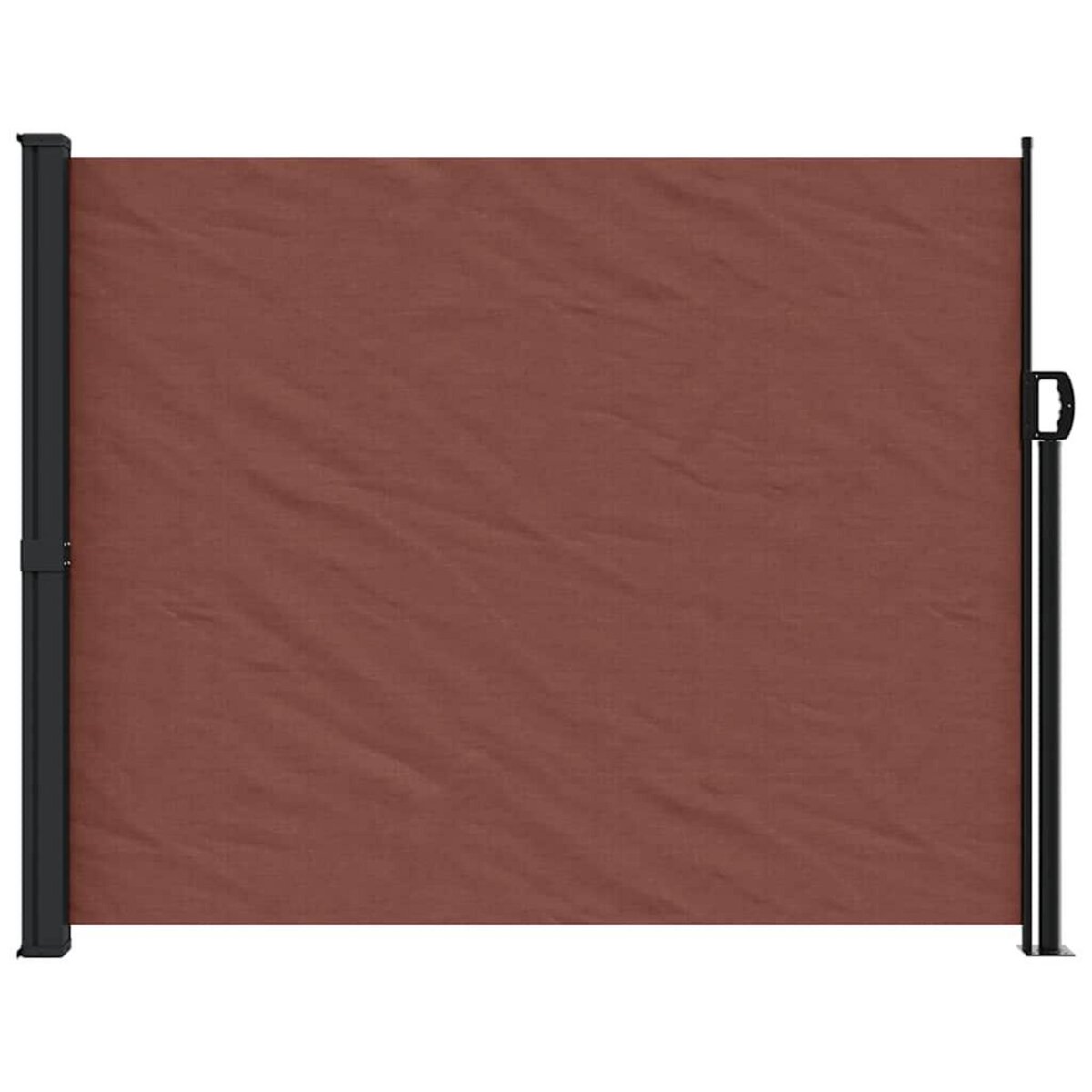 VIDAXL Auvent lateral retractable marron 160x300 cm