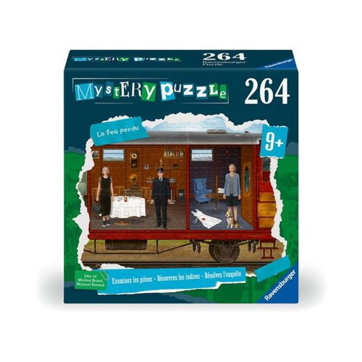 RAVENSBURGER Puzzle 264 pièces Ravensburger Mystery Puzzle Le Feu perdu