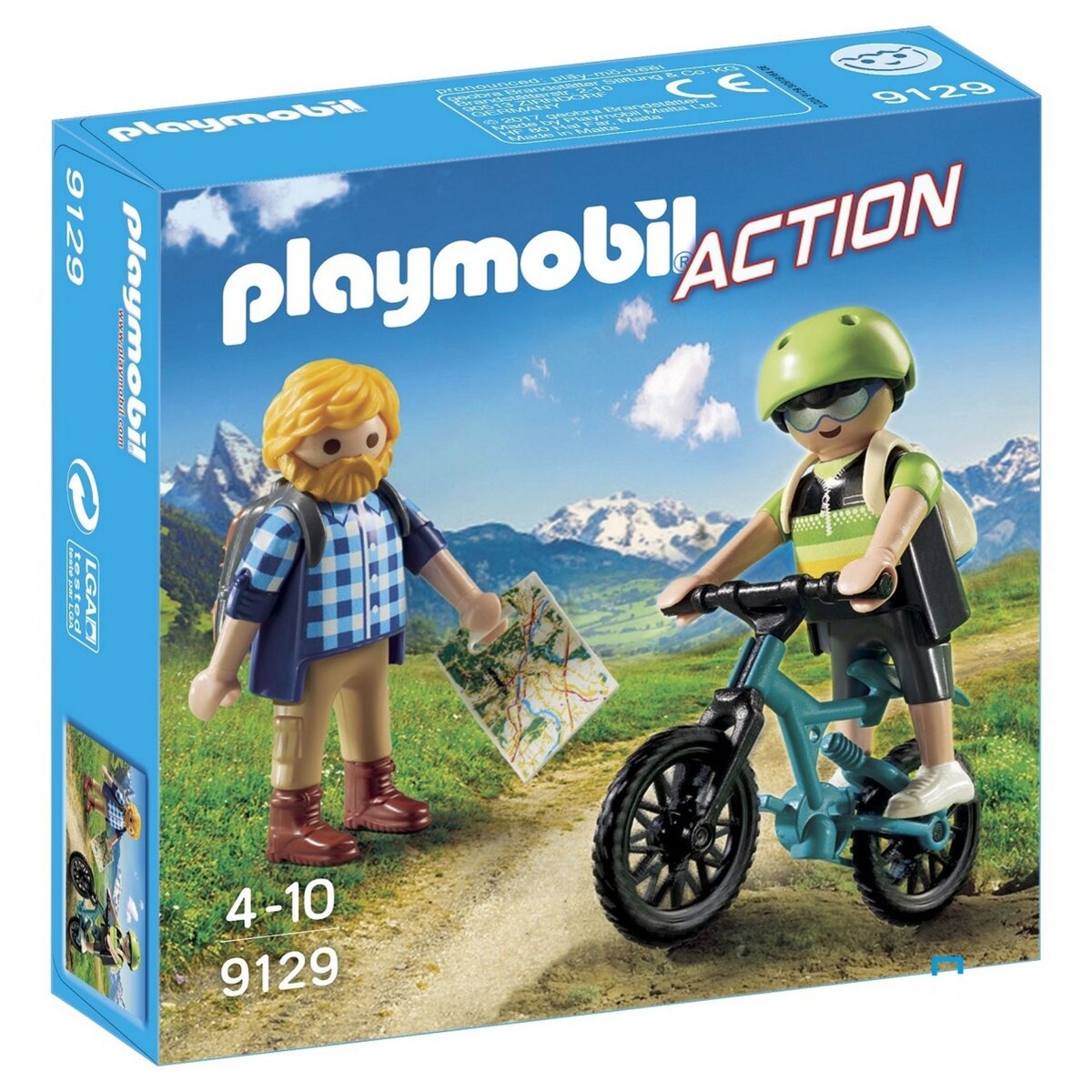 PLAYMOBIL action 9129 Randonneur et cycliste 