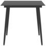 Voir la diapositive 4 : VIDAXL Ensemble a manger de jardin 5 pcs noir