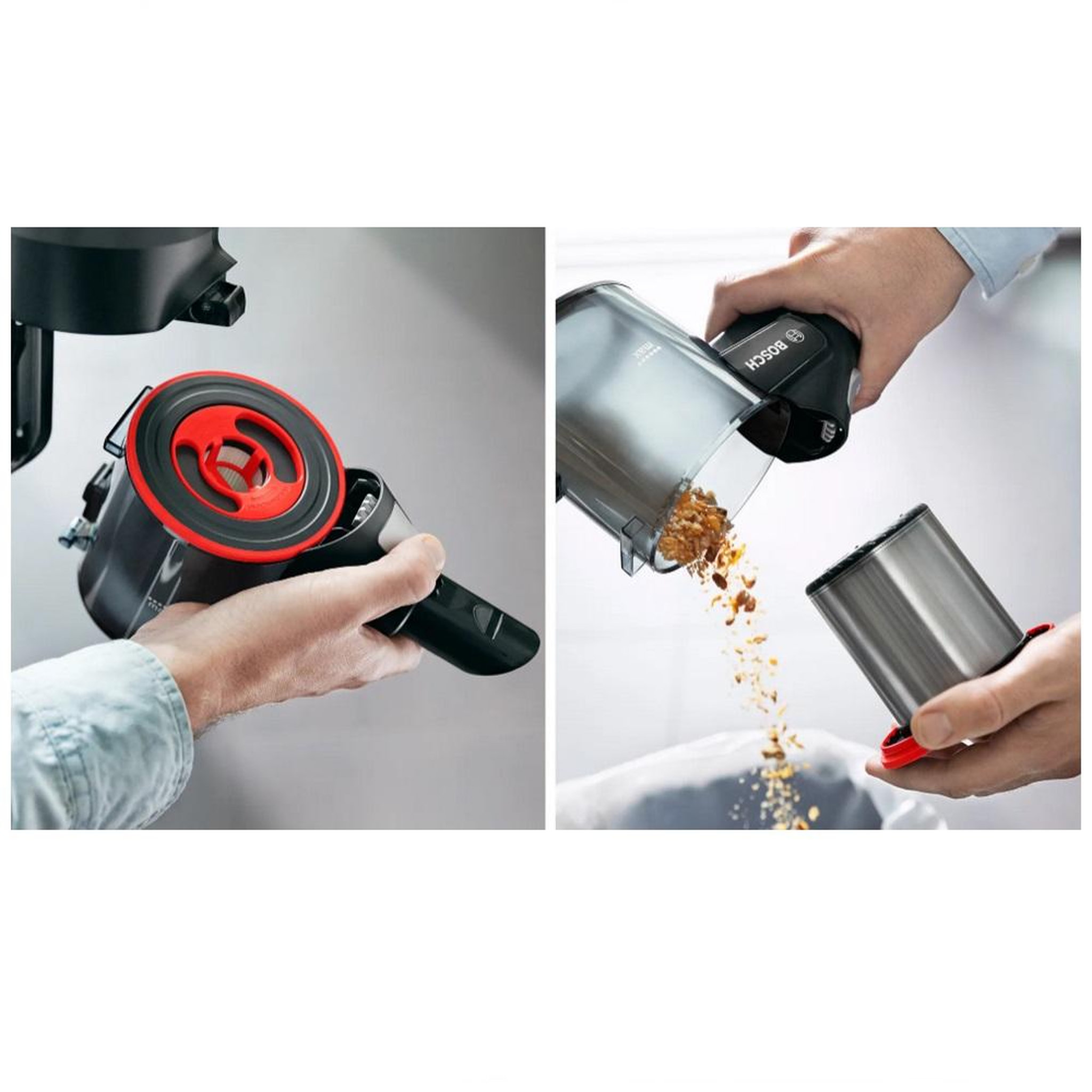 Voir la diapositive 6 : BOSCH Aspirateur balai 2en1 rechargeable 18v - BSS71125AH