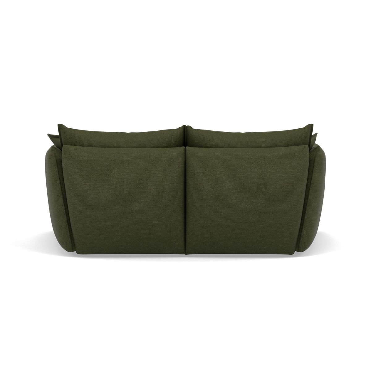 LISA DESIGN Cassiopee - canapé droit 3 places assise profonde en tissu texturé