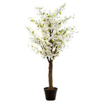 ATMOSPHERA Plante Artificielle  Cerisier  200cm Blanc
