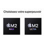 Voir la diapositive 3 : APPLE Apple - Mac Studio Apple M2 Ultra 24-core CPU - 60-core GPU - RAM 64Go - Stockage 1To - Silver