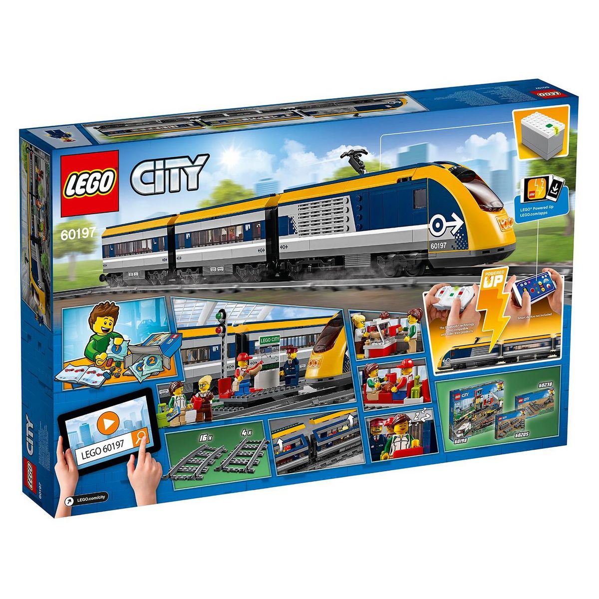 LEGO City 60197 - Le train de passagers télécommandé
