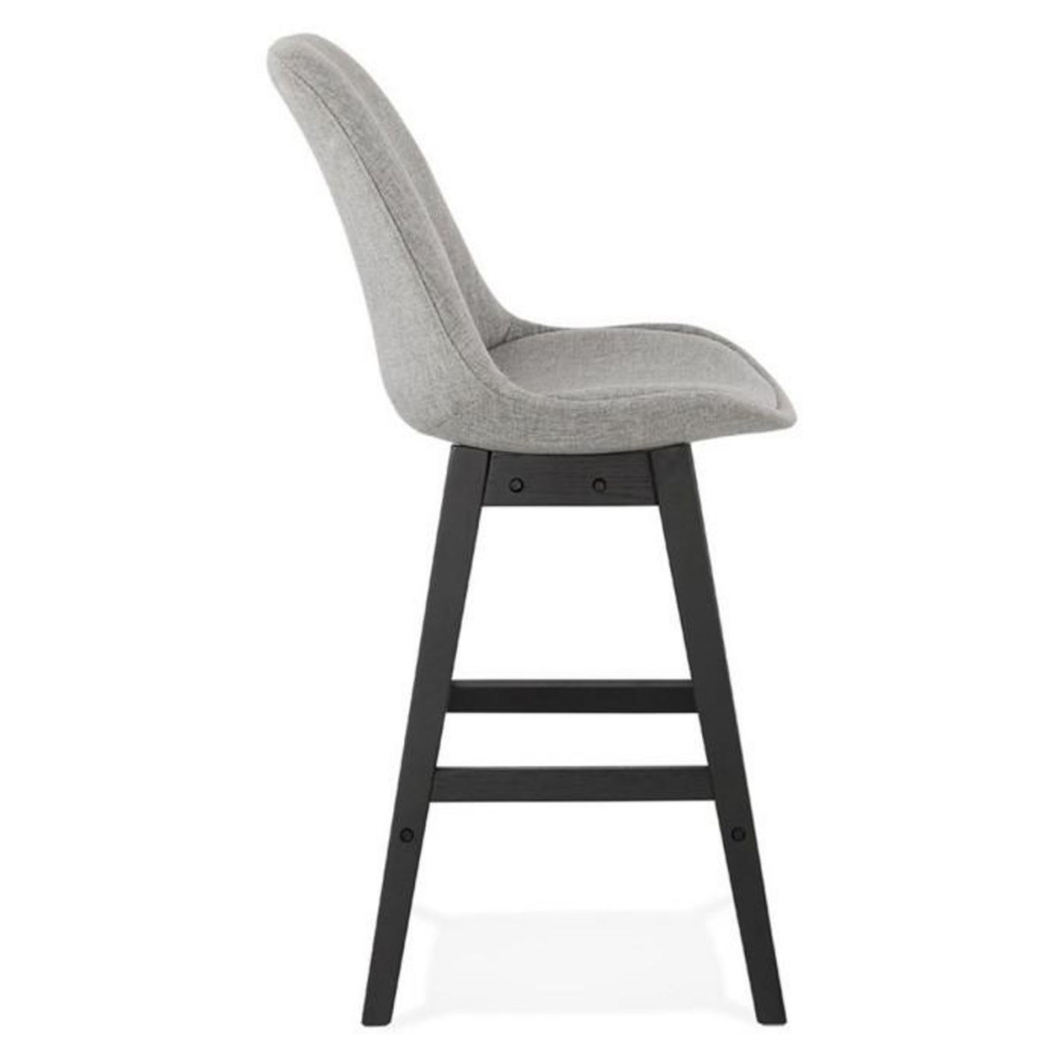 Paris Prix Tabouret de Bar Design  Svona  102cm Gris & Noir