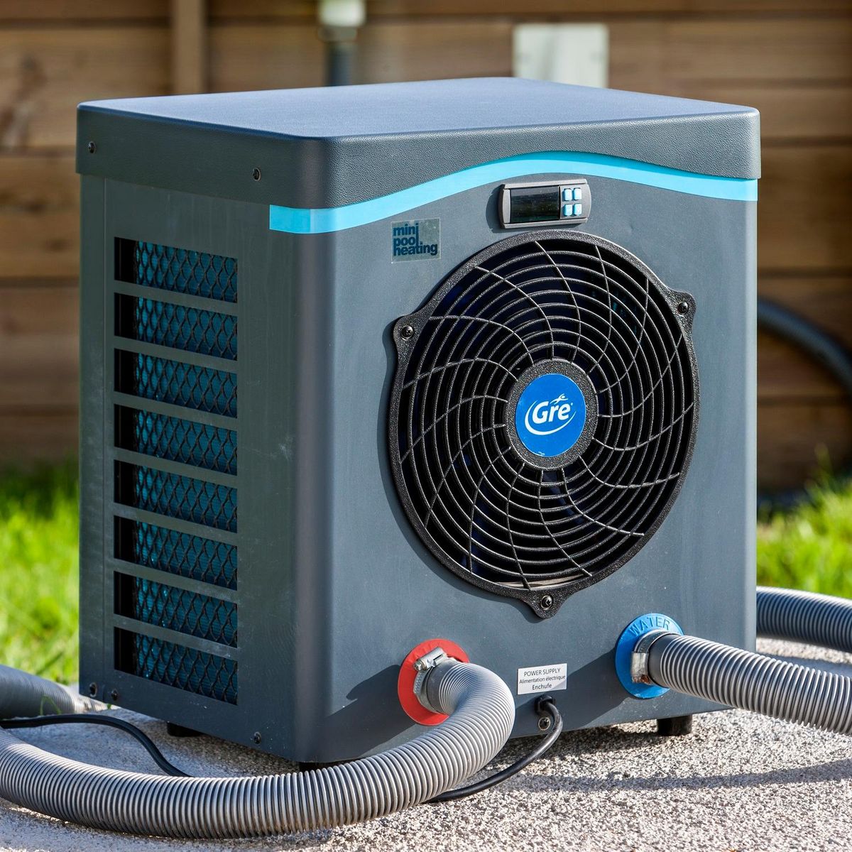 GRE Pompe à chaleur pour petites piscines - Jusqu'à 40m3