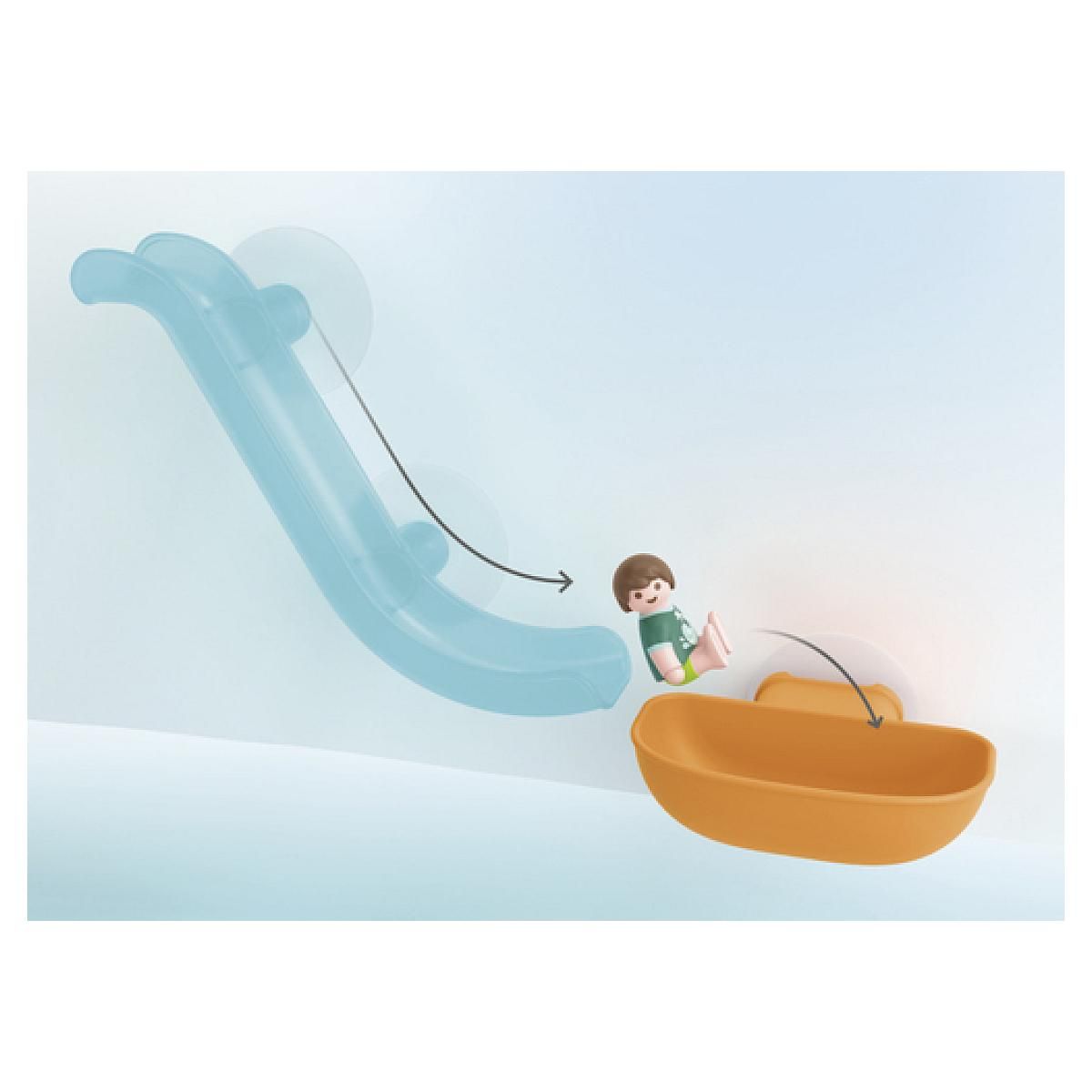 PLAYMOBIL 71689 -  Toboggan aquatique et animaux marins