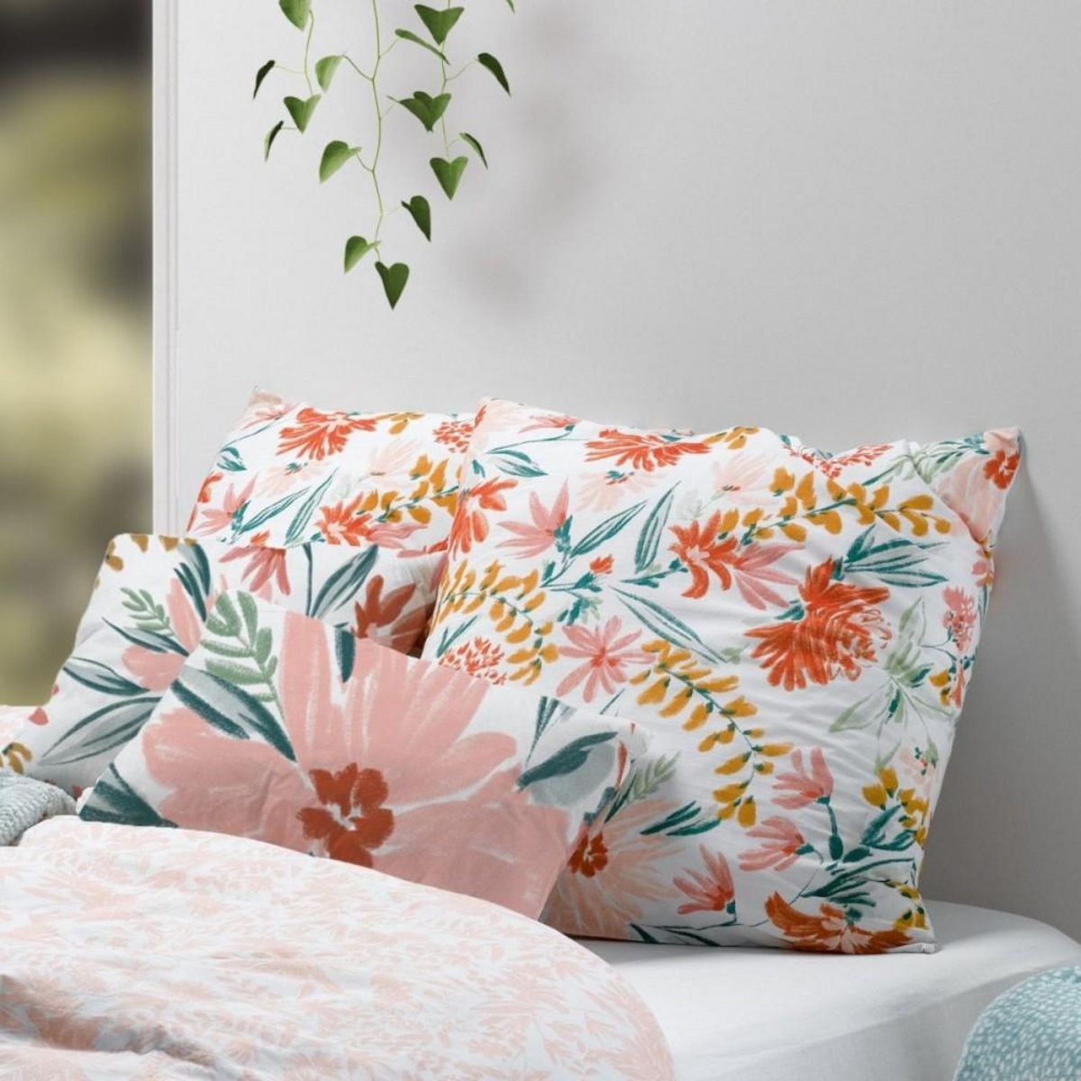 ATELIER DU COTON Housse de couette 260x240 MARNA + 2 taies coton 57 fils