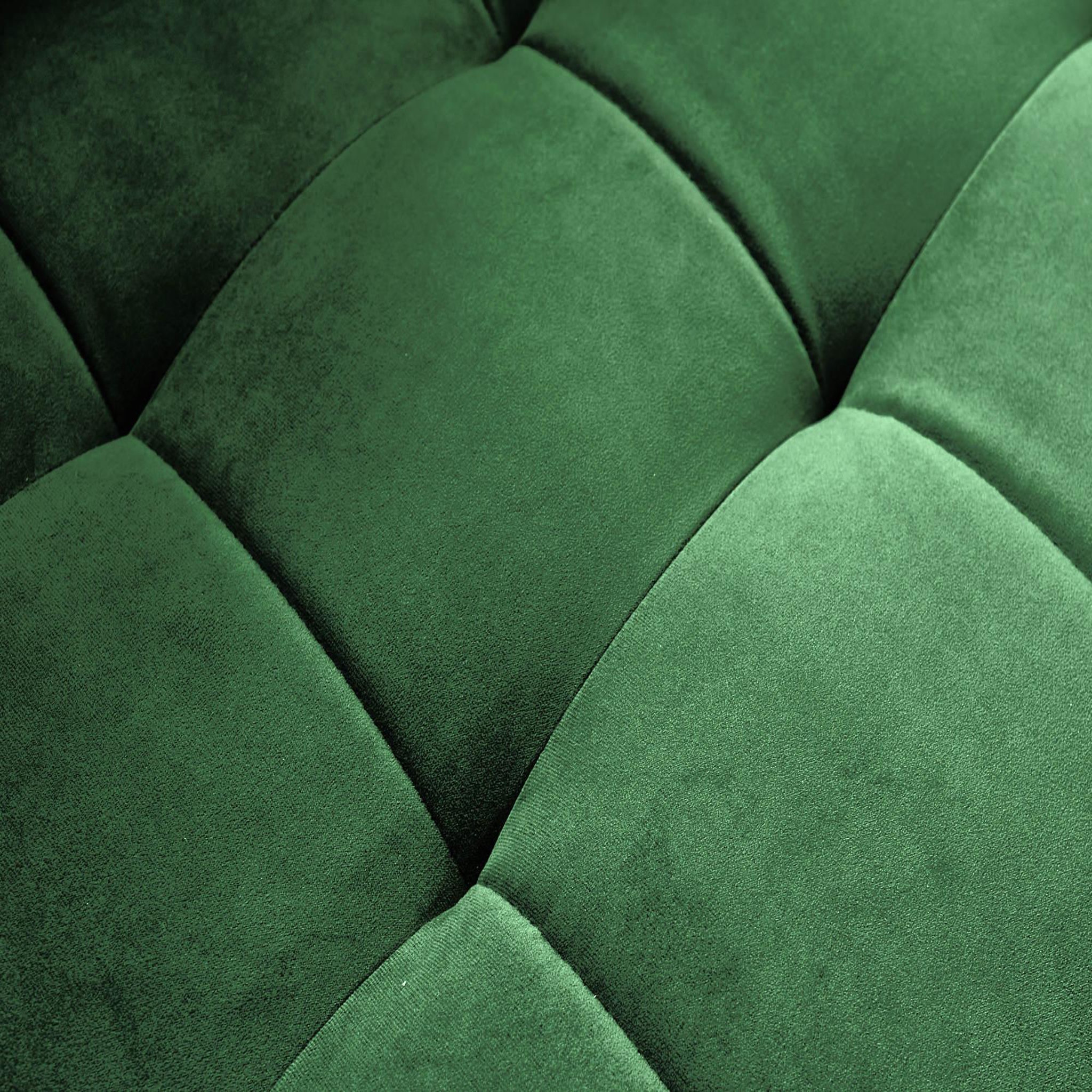 Voir la diapositive 5 : BEST MOBILIER Anna - canapé d'angle droit - 5 places - convertible - en velours