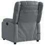Voir la diapositive 5 : VIDAXL Fauteuil de massage inclinable Gris Similicuir