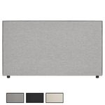 IDIMEX Tête de lit DACIO 120 sur pieds, en tissu. Coloris disponibles : Noir