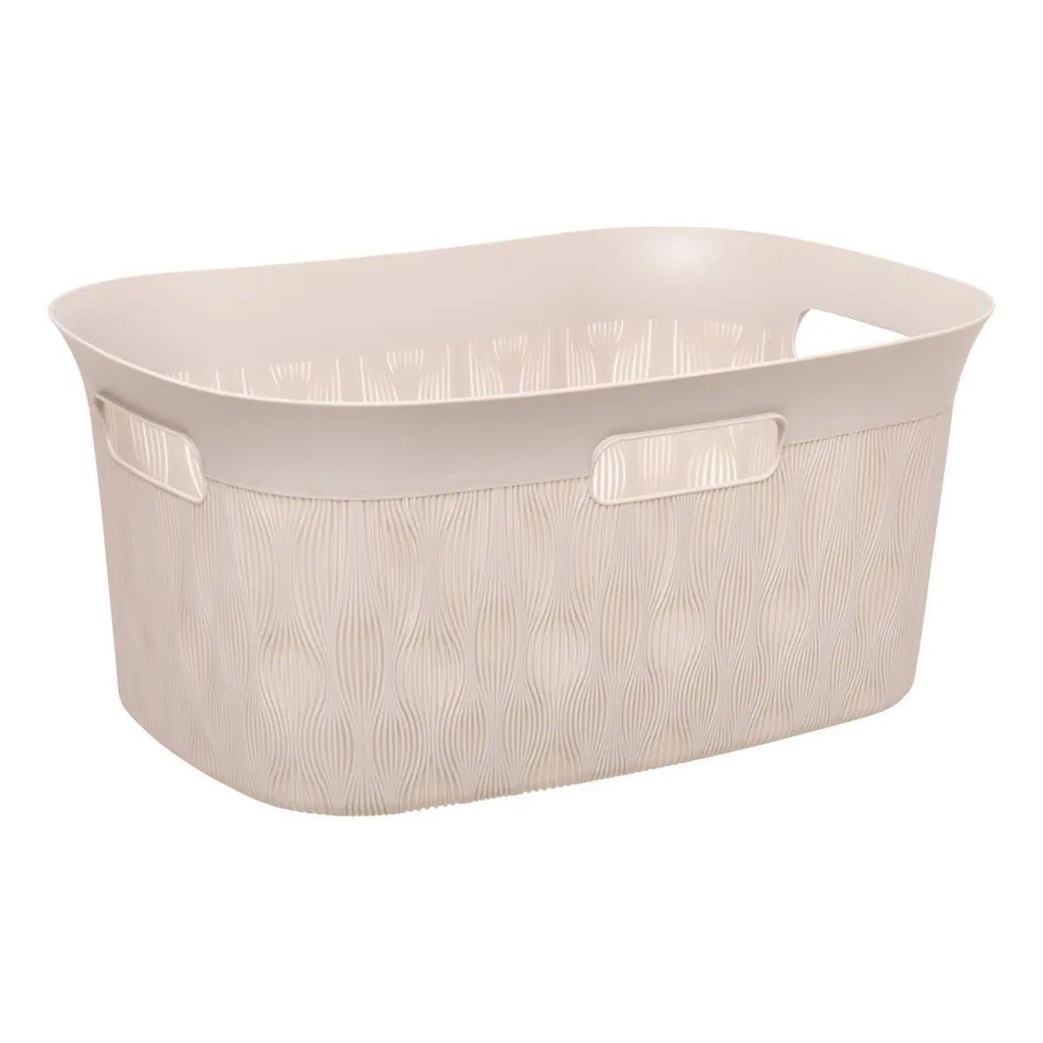 FIVE Panier à linge design  leaf  38l beige