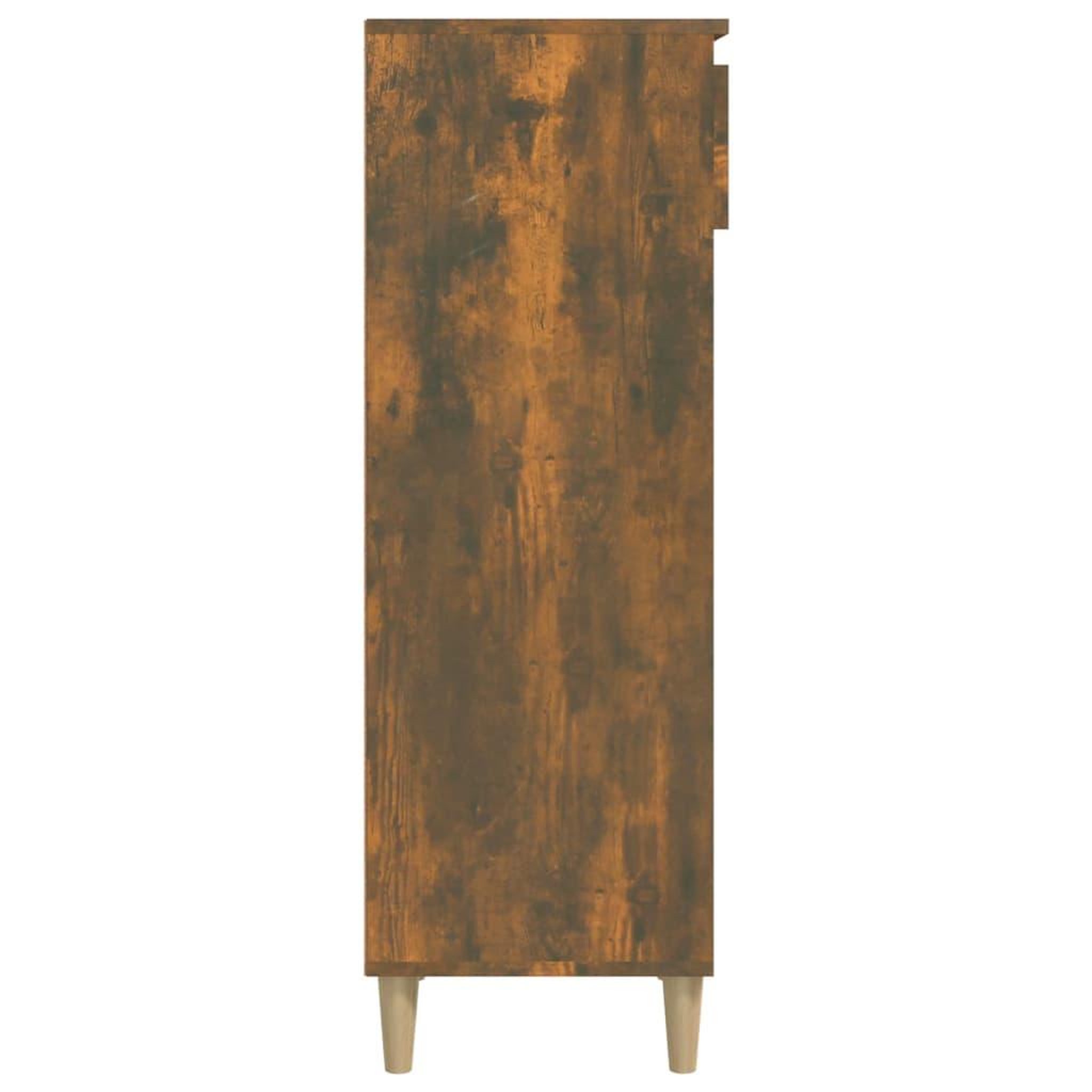 Voir la diapositive 5 : VIDAXL Armoire a chaussures Chene fume 40x36x105 cm Bois d'ingenierie