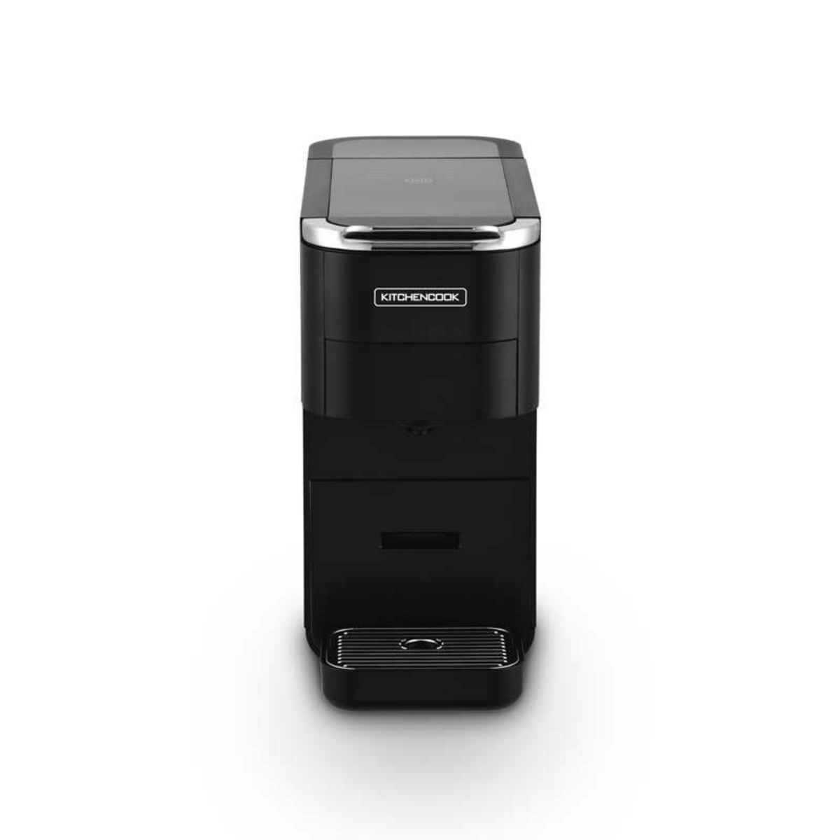 KITCHENCOOK Kitchencook - Machine à Café - Multi Dosettes Et Moulu - 20 Bars - Préchauffage Rapide - Panneau Digital - Indication Led - Noir