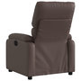 Voir la diapositive 5 : VIDAXL Fauteuil inclinable electrique Marron Similicuir