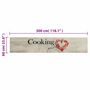 Voir la diapositive 6 : VIDAXL Tapis de cuisine lavable imprime de piment Cooking 60x300 cm
