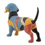 Voir la diapositive 4 : Paris Prix Statuette Déco Chien Teckel  Rubic  32cm Multicolore