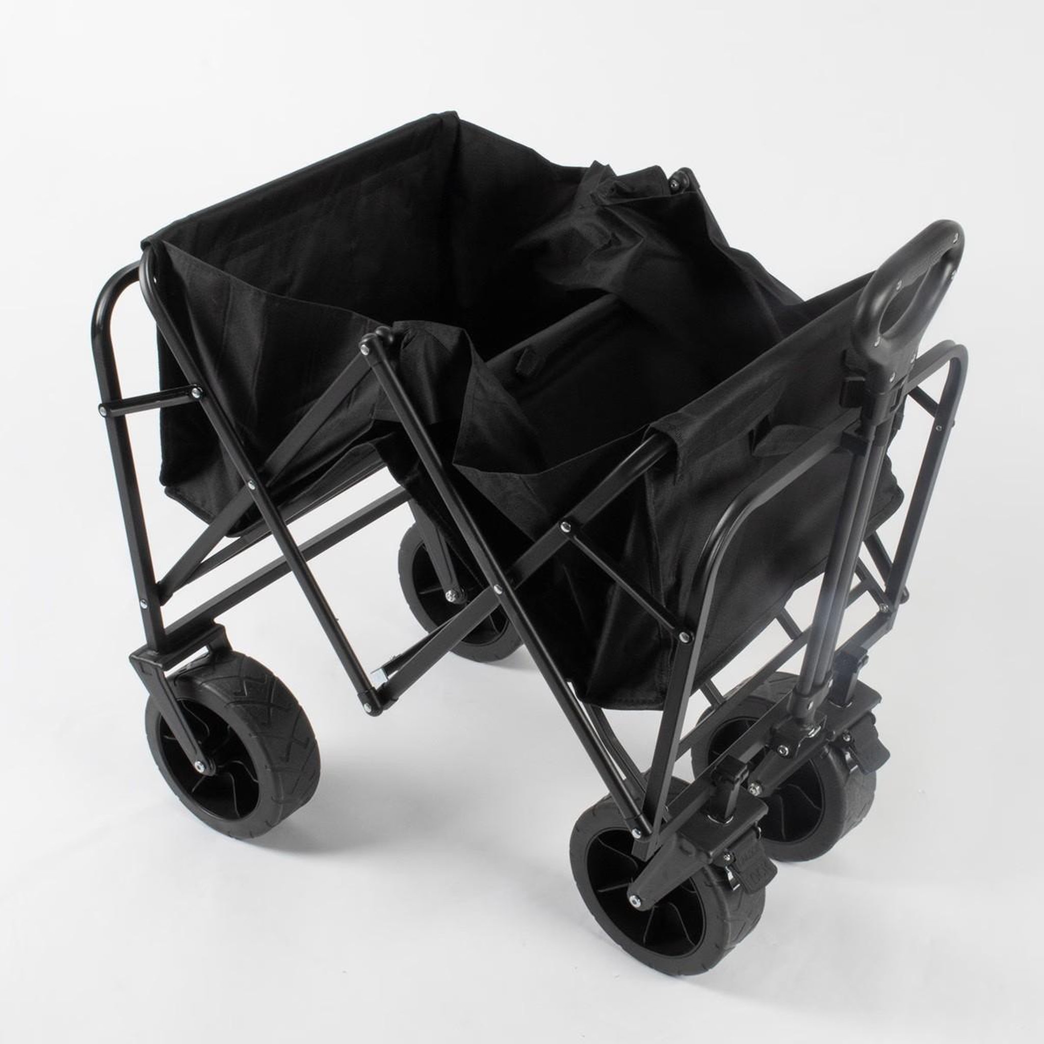 Voir la diapositive 4 : KZ GARDEN Chariot de Transport pliable 402 Litres Chariot de Jardin avec Poignée Charge 50Kg Tissu OXFORD